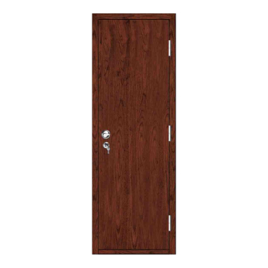 Steel wooden fire door